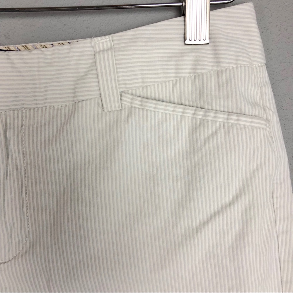 GAP Gray Stripe Cotton Bermuda Walking Shorts - Picture 2 of 7